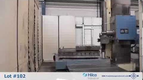 UNION CBFK130/2 CNC Table Type Horizontal Boring Mill (1999/2007) - Lot #102