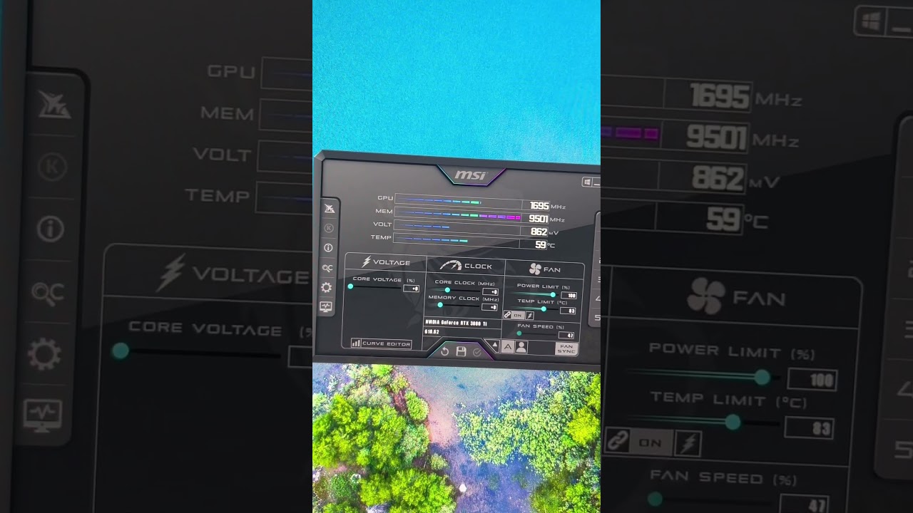 Setting up your MSI afterburner