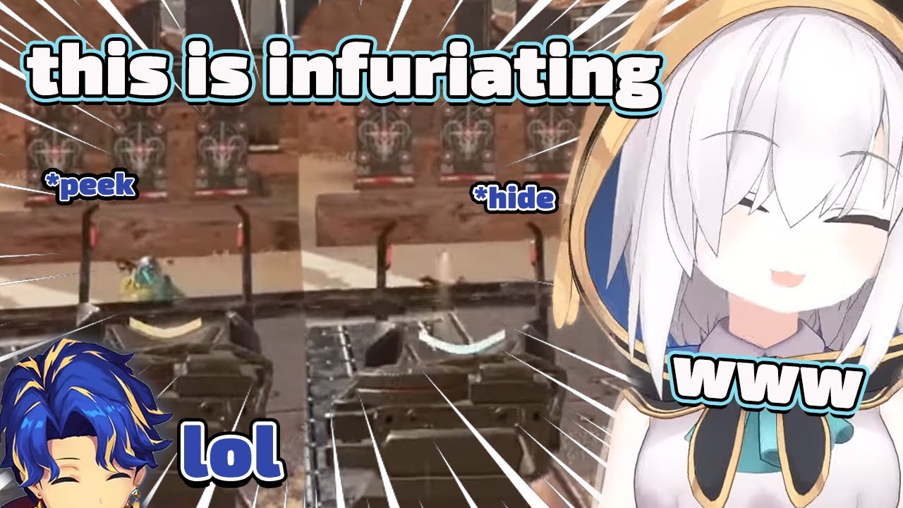 Арс хихикает и веселится, практикуя прицеливание с Астел ǀ Ниджисанджи ǀ Холостарс