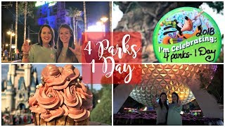 Disney World Vlog February 2018 | Four Parks One Day Challenge