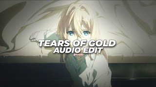 tears of gold ( sped up ) - faouzia [edit audio]