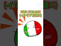 【ポーランドボール】VIVA ITALIA!! (イタリア万歳!!) パロディ🇮🇹 #shorts #パロディ #ポーランドボール #polandball #countryballs
