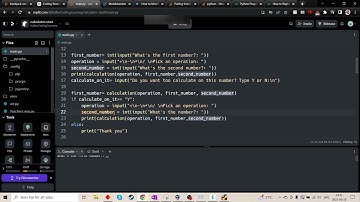 Day 10: Making a calculator! --100 Days of code: The Complete Python Pro Bootcamp