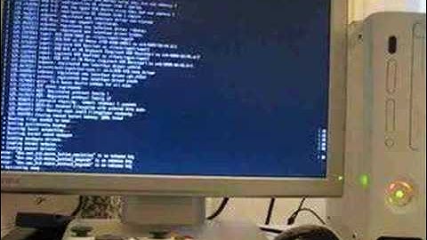 xbox 360 running Ubuntu on Harddisk