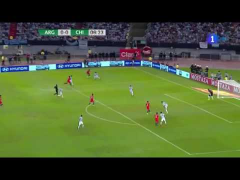 Аргентина - Чили 1:0 видео