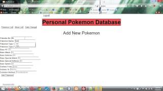Personal Pokemon Database screenshot 4