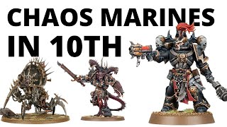 Chaos Space Marines in Warhammer 40K 10th Edition  Full Index Rules, Datasheets + Launch Detachment