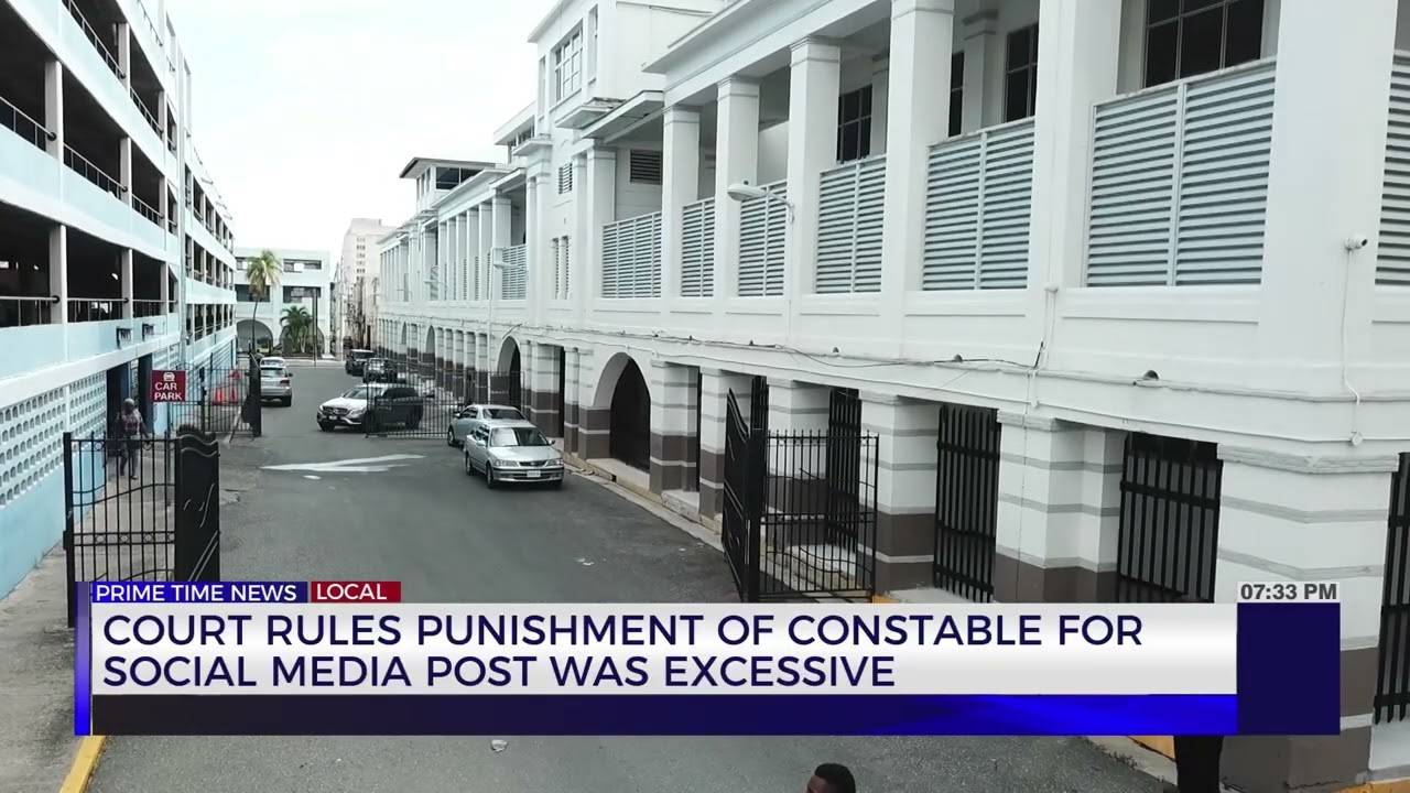 Court Rules Punishment of Constable for Social Media Post was Excessive | TVJ News