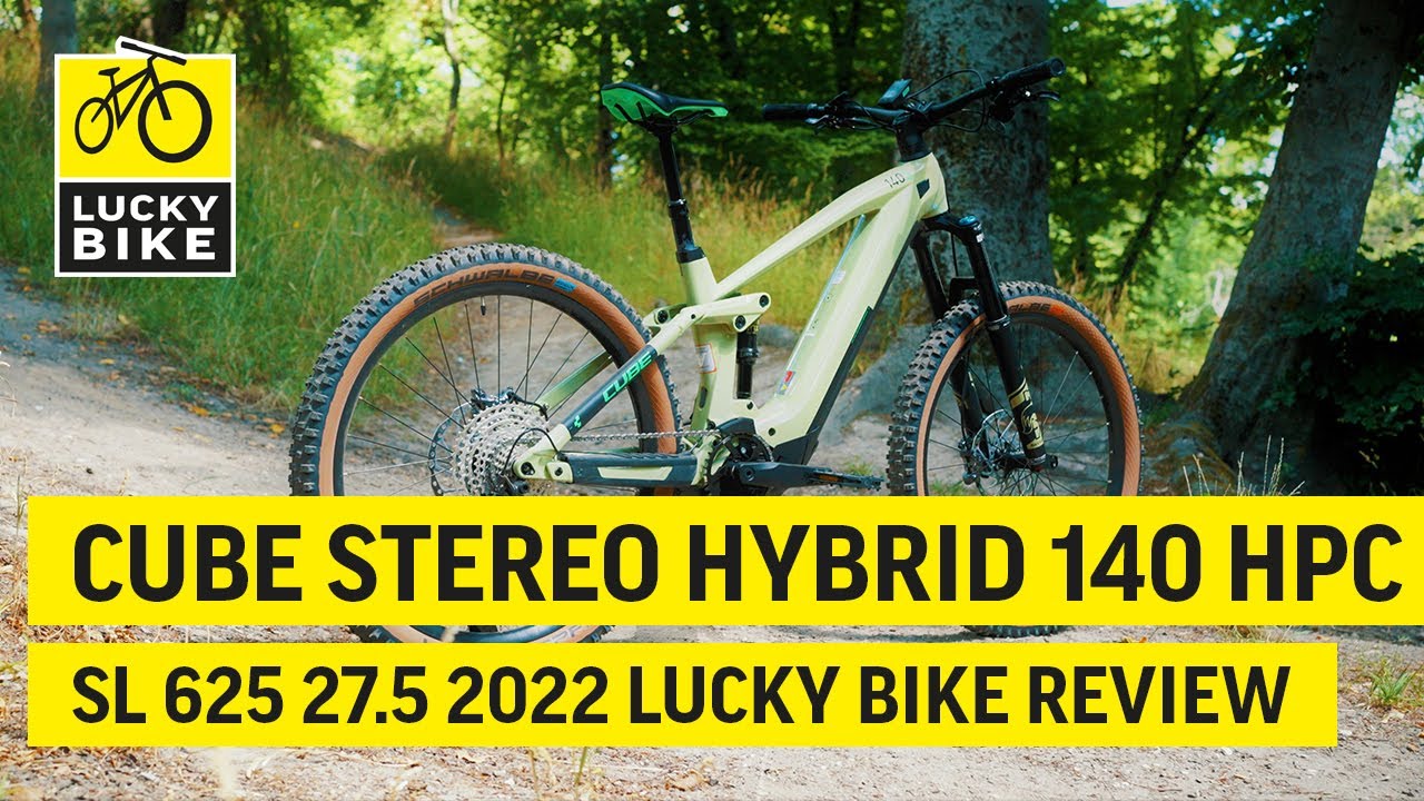 CUBE STEREO HYBRID 140 HPC SL 625 27.5 REVIEW | Agiles Carbon-E-MTB mit  starkem Bosch Antrieb! - YouTube