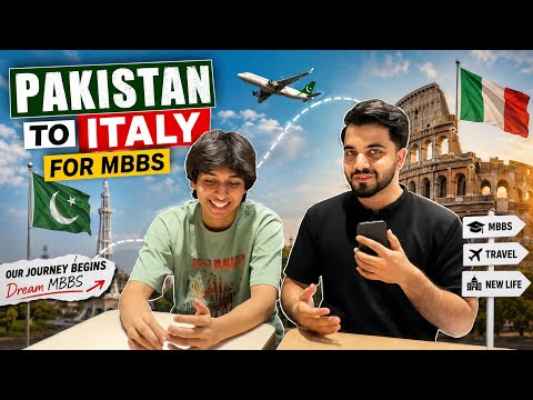  👨‍⚕️MBBS in Italy Journey | Flying from Pakistan to Italy as an International Student 🇮🇹 