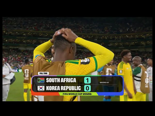 FIFA World Cup 2026: South Africa vs South Korea | Match Highlights (1-0) | Thapelo Maseko Goal