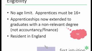 Accountancy Apprenticeships presentation for employers - First Intuition