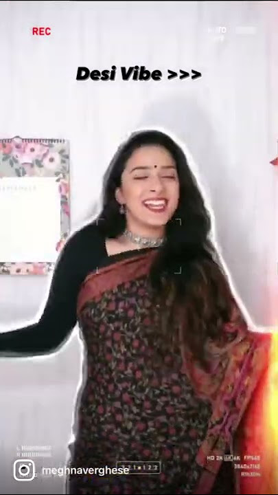 desi vibe VS western vibe | simple dimple transition | Meghna Verghese #Shorts