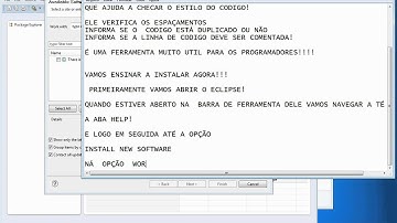 Aula instalação do checkstyle