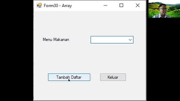 Pembuatan Aplikasi dengan Array Satu Dimensi di Visual Studio