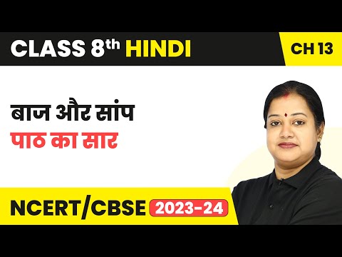 Class 8 Hindi Chapter 17 Explanation | Baaz Aur Saanp Class 8 | Class 8 Hindi