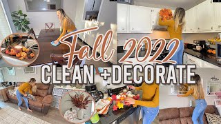 🍂NEW! 2022 FALL CLEAN AND DECORATE WITH ME | EASY FALL DECOR IDEAS 2022 | SPEED CLEANING MOTIVATION