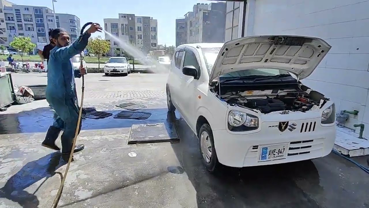 Local car wash - Suzuki Alto