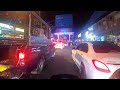 How busy are Pattaya main streets? Explore 2nd road, 3rd road, beach road on motorbike. Thai V#244