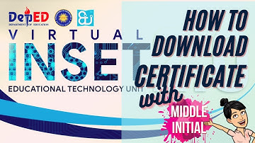 How to Get Certificate for Virtual UNSET 2 0 with Middle Initial