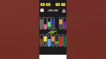Water sort puzzle - Level 2867 #watersortpuzzle #games #level #puzzle #watersort #gaming #gameplay