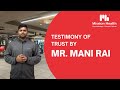Testimony of Trust by Mr. Mani Rai | Best Fitness centre in Ahmedabad | Advanced Medical Gym