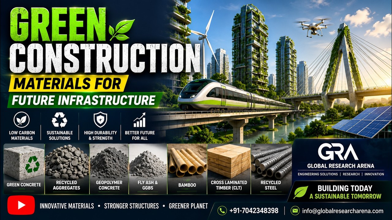 🌍 Green Construction Materials for Future Infrastructure | Sustainable Construction