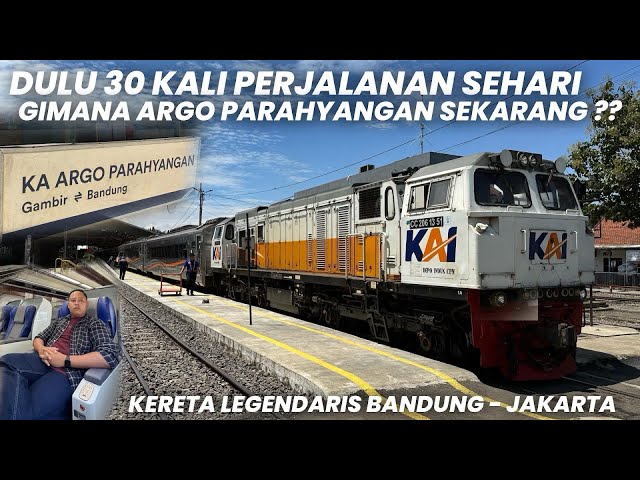 TERSISA 3 PERJALANAN / HARI INI KERETA LEGENDARIS BANDUNG - JAKARTA‼️Naik KA Argo Parahyangan Luxury class=