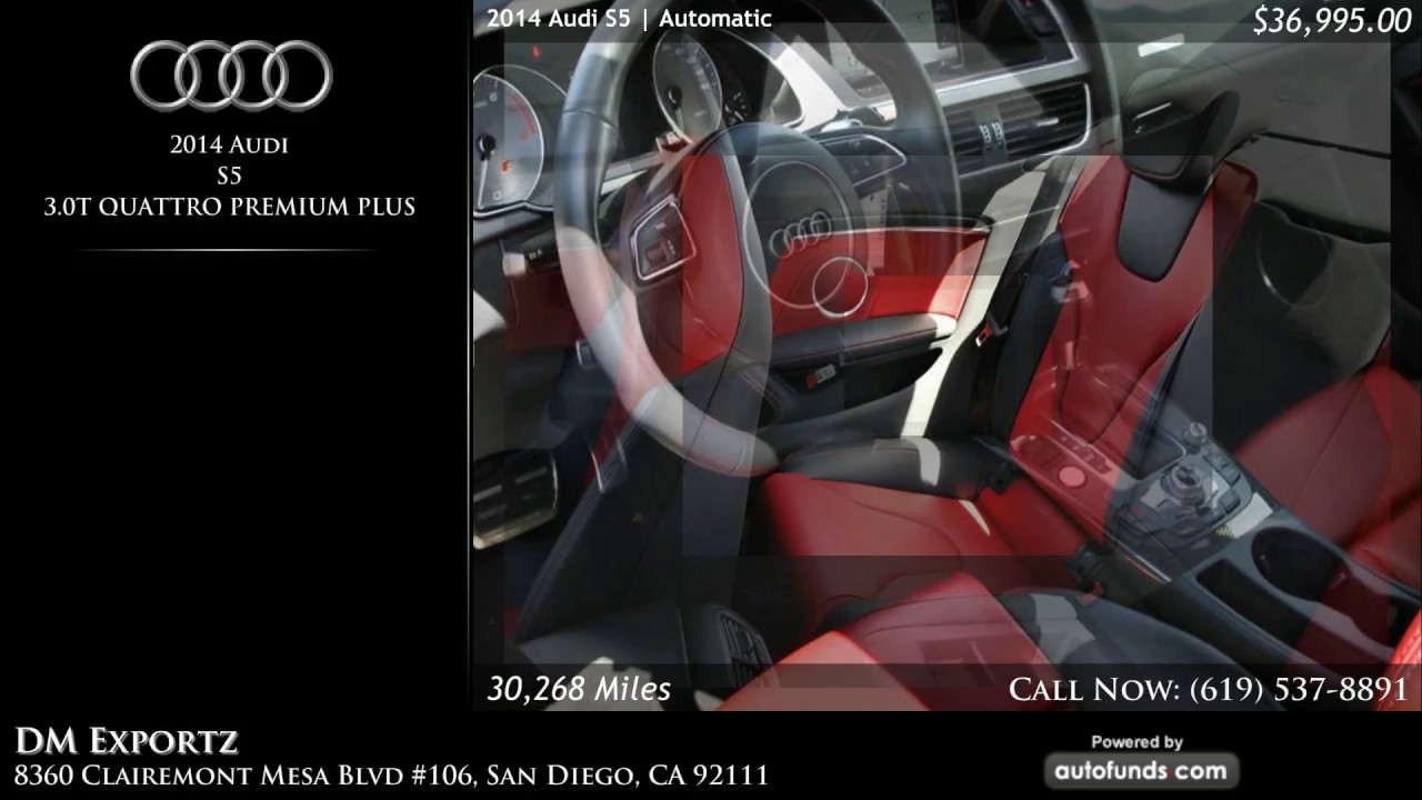 Used 2014 Audi S5 | DM Exportz, San Diego, CA - SOLD