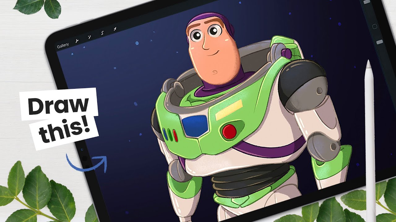 How To Draw Buzz Lightyear • Character Breakdown YouTube