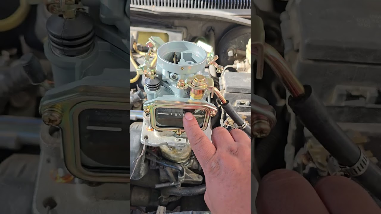 PROBANDO CARBURADOR NUEVO TIPO NIKKI CON CRISTAL