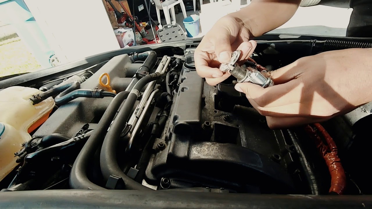 Replacing Spark Plugs Audi b5 a4 1.8t YouTube