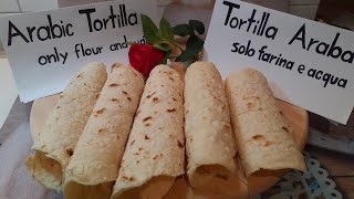 Facile leggera tortilla araba si prepara in 10 minuti con 2 ingredienti| tortilla|tortillas|تورتيلا