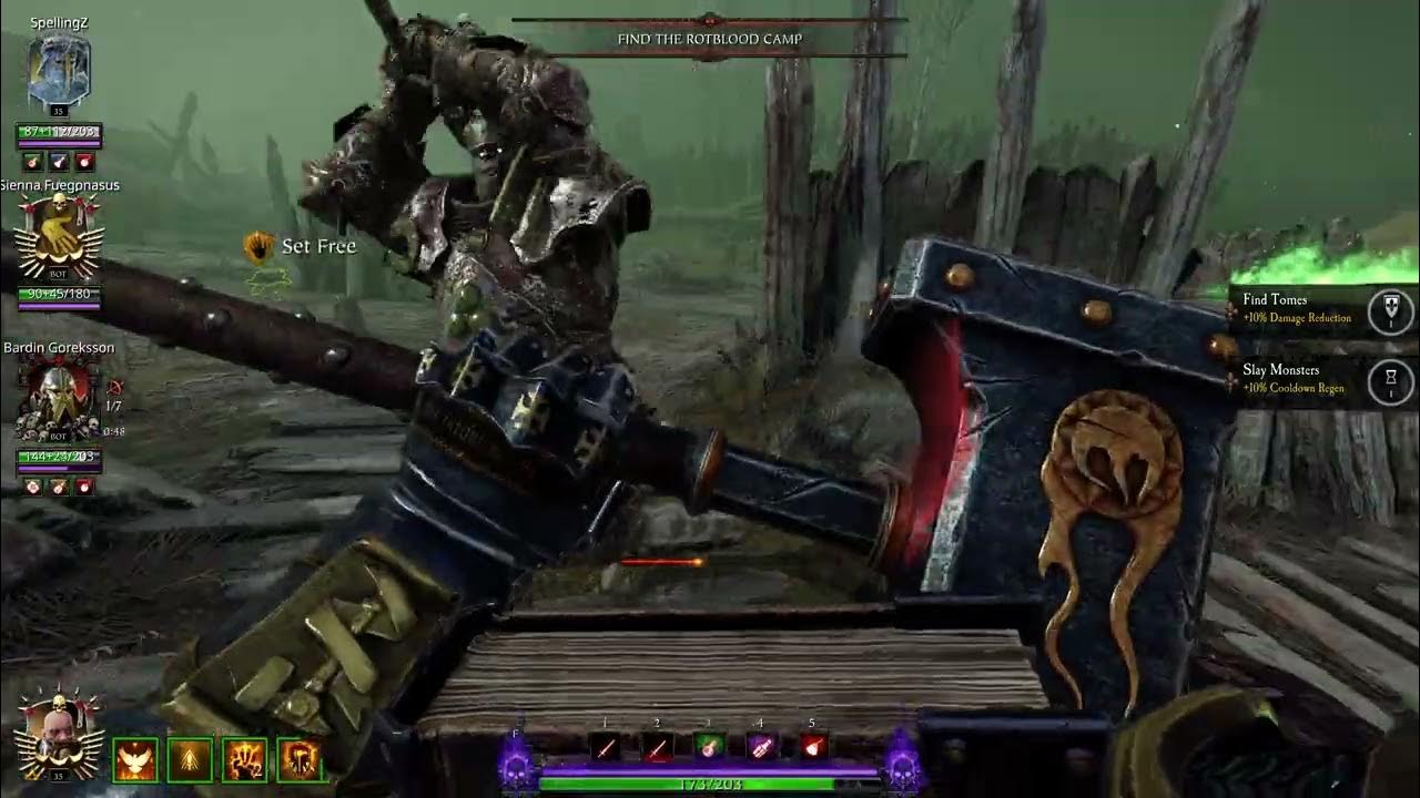 Vermintide 2 2man Cataclysm Saltzpyre Warrior Priest of Sigmar The War Camp 4k YouTube