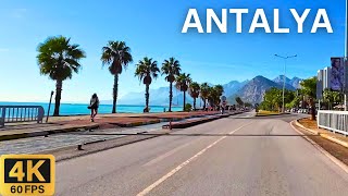 City Driving 4K: Antalya Turkey (Türkiye)