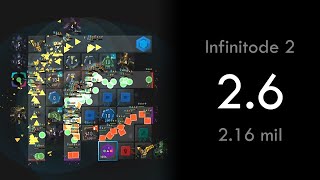 Level 2.6 - Leaderboard run (Normal / 2.16M score) | Infinitode 2