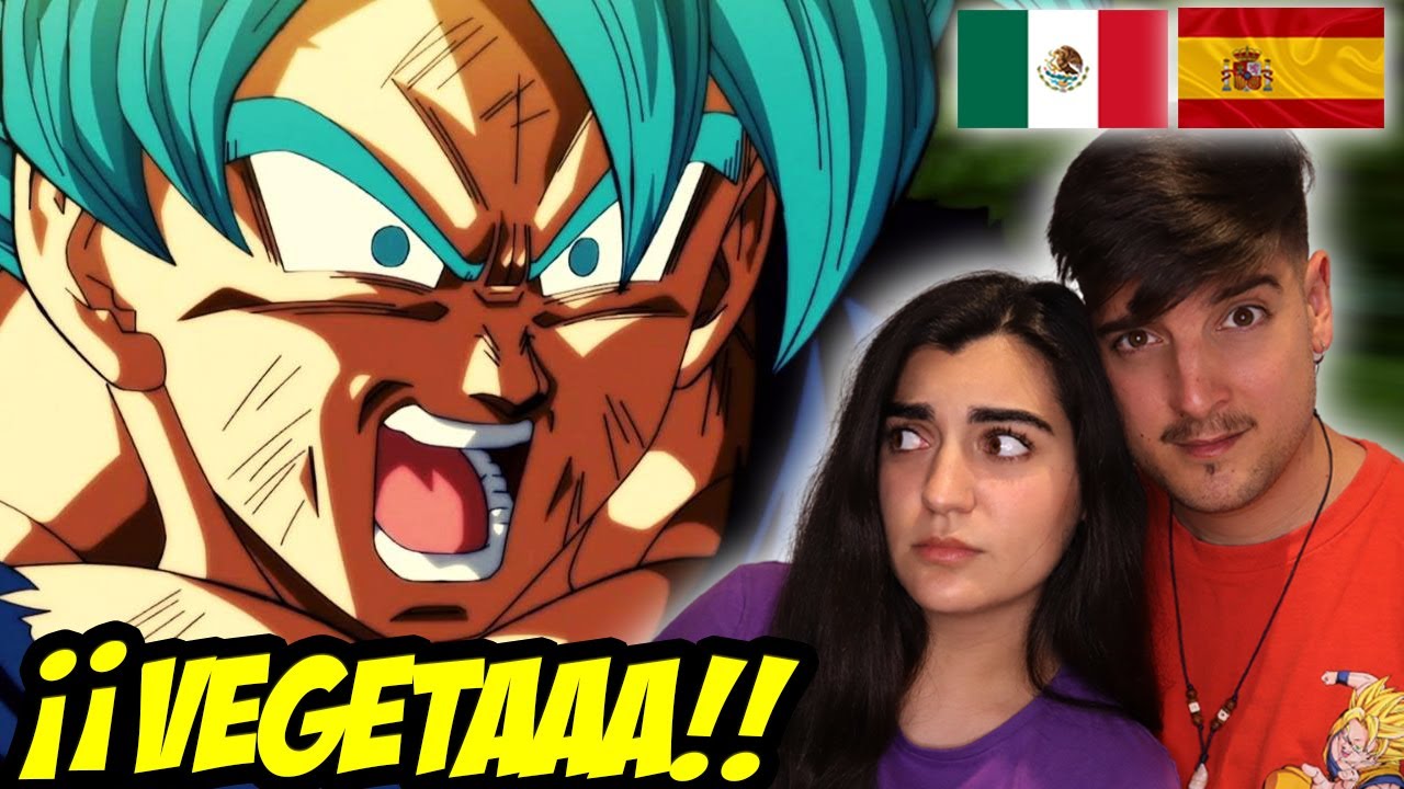 ESPAÑOLES REACCIONAN A DRAGON BALL LATINO VS ESPAÑOL |🔥VEGETA VS JIREN🔥💥EL ORGULLO DEL VEGETA💥🐉DBS🐉