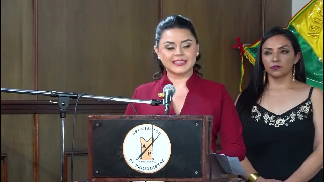 Carla Faval Vocera Presidencial de Bolivia 