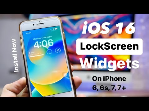 How to Install iOS 16 Lockscreen Widgets on iPhone 6, 6s, 7, 7+
