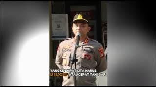 5 HAL PENTING DISAMPAIKAN KAPOLSEK KEPADA PERSONIL SAAT APEL PAGI