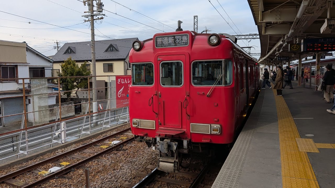 【名鉄】6034f 羽島ダラ 広角前面展望