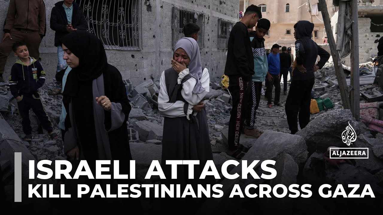 أسفرت الهجمات الإسرائيلية عن مقتل فلسطينيين في أنحاء غزة، بينما لا تزال المساعدات متوقفة.