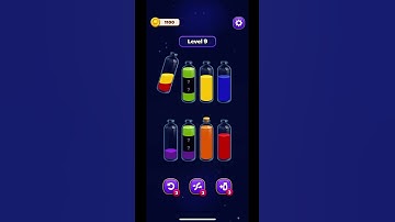 🧡💚Magic Sort! - Level 9 #games #watersortpuzzle #colorsort #gameplay #sorting #shorts #puzzle