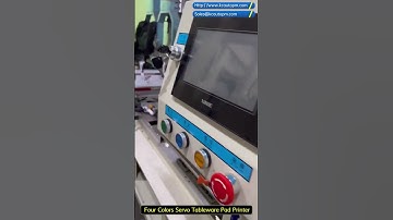 four colors servo tableware pad printer