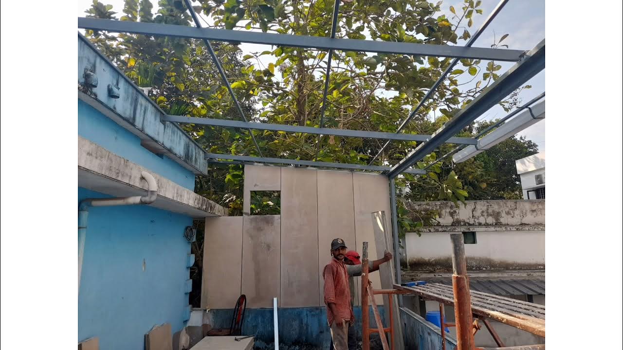 Vboard construction /House making and room partition easy technique