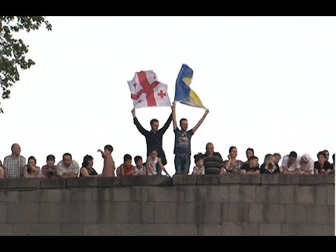 ევროკავშირთან ასოცირების შეთანხმება ევროპის მოედანზე აღნიშნეს