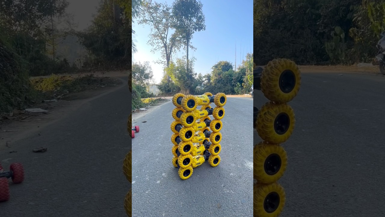 Wow six yellow best Rc remote control Moka car 😱