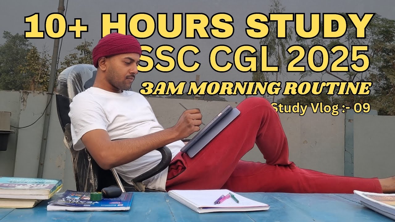 I Tried the Ultimate 10+ Hour Study Routine | Study Vlog |#ssccgl2025 # ...