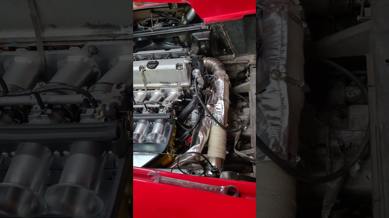 Lotus Esprit K24 ITB first start. 