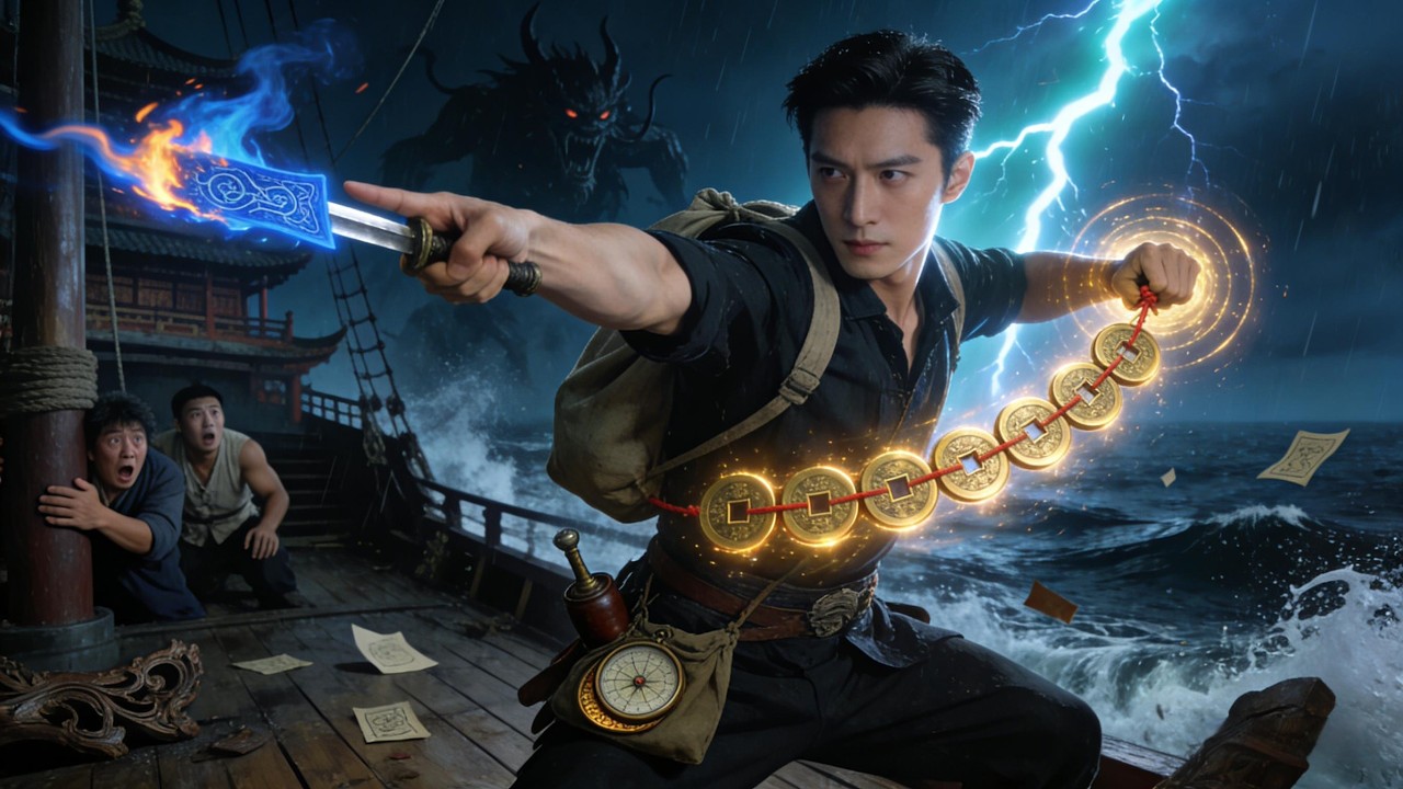 繼承喪葬鋪，為尋爺爺捲入五大家族紛爭。闖鬼域、斗大妖、奪神器，卻發現最終敵人竟是祖師惡魂！化身白衣仙人，決戰黑王。他能救回家人、終結兩百年浩劫嗎？#短劇